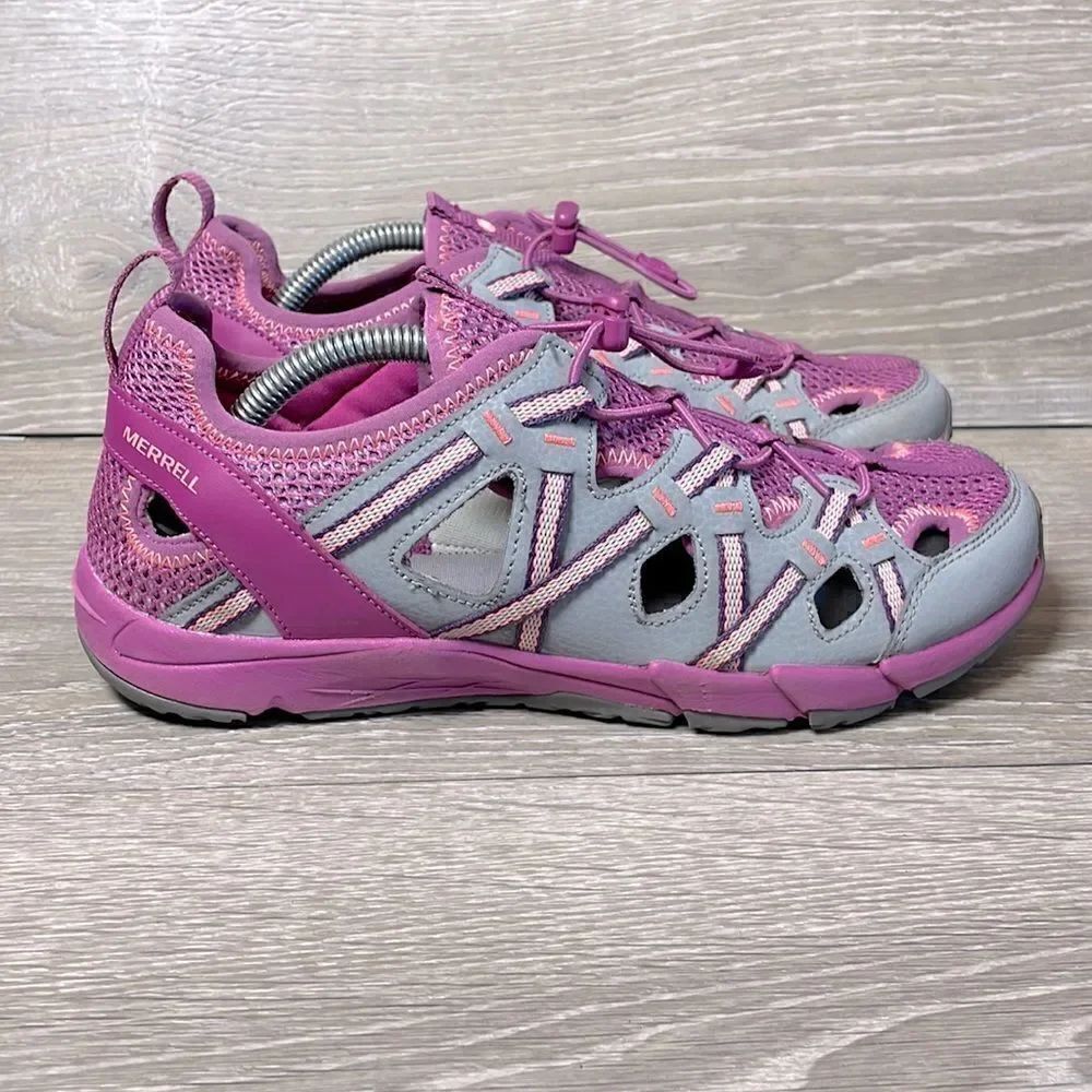 Merrell Hydro Choprock Big Girls Size 7 Purple Pink Hiking Sandal